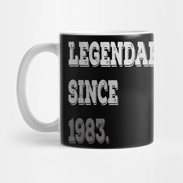 Legendary Since 1983 Birthday Gifts For Men and Women by familycuteycom